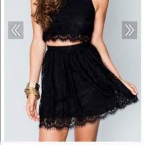 Show Me Your Mumu Black Lace Set